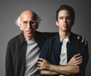 Larry David and Nathan Fielder Ignoring Each Other at an Oscar Party Is Peak Awkwardness