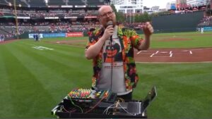 Dan Deacon Performs a Mesmerizing "Star Spangled Banner" at Baltimore Orioles Game: Watch